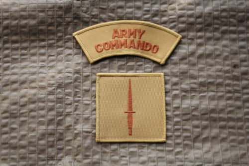 Naszywka ROYAL MARINES COMMANDO - ARMY COMMANDO