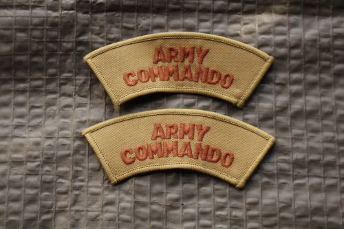 Naszywka Brytyjska Pustynna - ARMY COMMANDO - Para