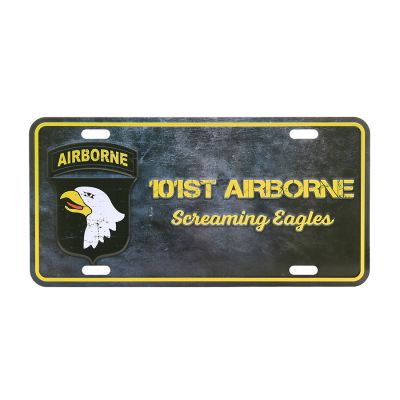 Tablica Rejestracyjna  101st Airborne Screaming Eagles