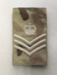 Staff Sergeant - stopień mtp - brytyjski - pagon