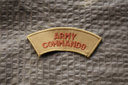 Naszywka Brytyjska Pustynna - ARMY COMMANDO