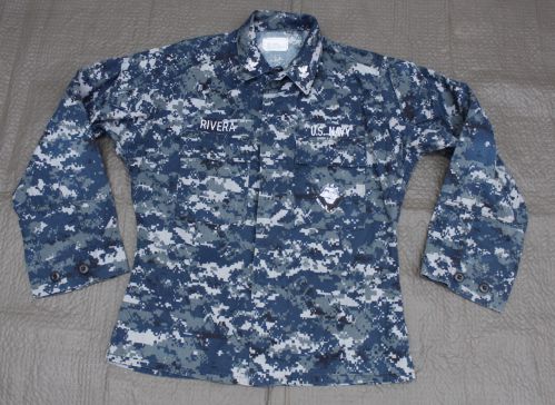 BLUZA US NAVY US - Navy Working Uniform - SS